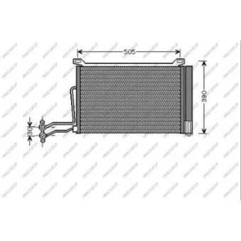 Condenseur, climatisation PRASCO MN304C002