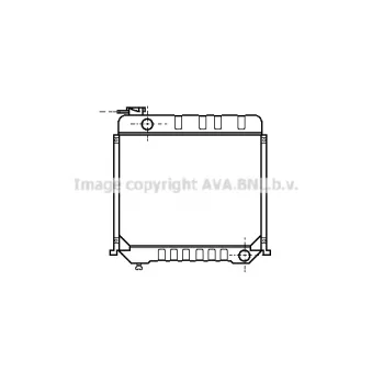 PRASCO MS2059 - Radiateur, refroidissement du moteur