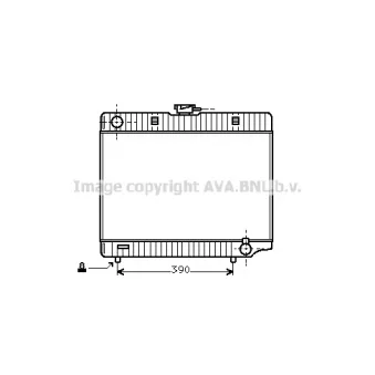 Radiateur, refroidissement du moteur PRASCO [MS2060]
