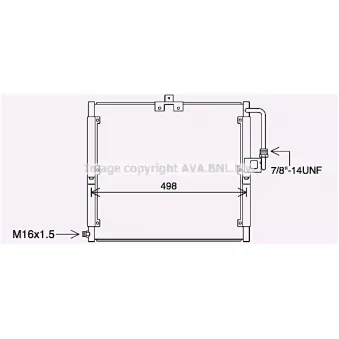 PRASCO MS5709 - Condenseur, climatisation
