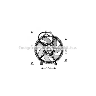 Ventilateur, refroidissement du moteur PRASCO [MS7517]