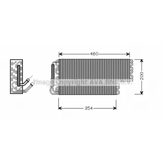 Évaporateur climatisation PRASCO [MSV384]