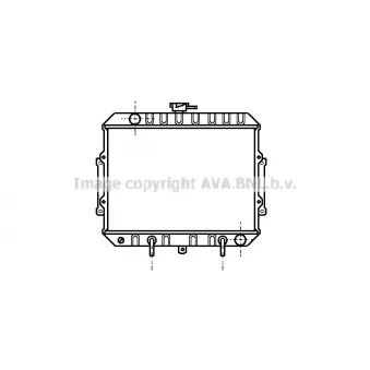 PRASCO MT2015 - Radiateur, refroidissement du moteur