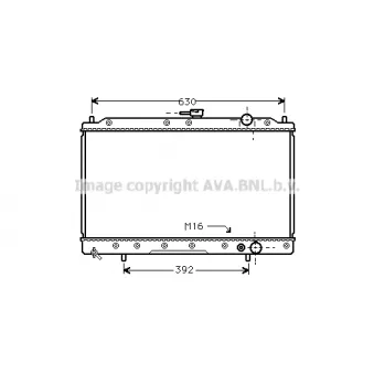 PRASCO MT2045 - Radiateur, refroidissement du moteur