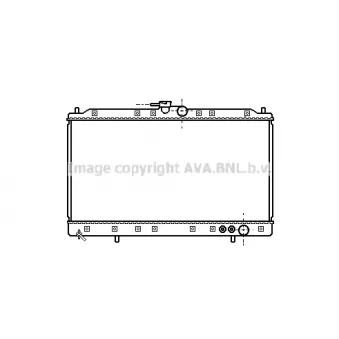 PRASCO MT2090 - Radiateur, refroidissement du moteur