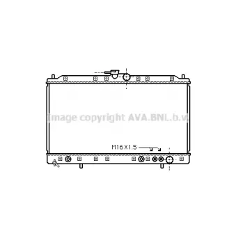 PRASCO MT2091 - Radiateur, refroidissement du moteur