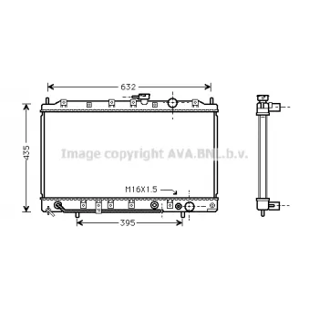 PRASCO MT2132 - Radiateur, refroidissement du moteur