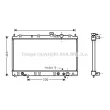 Radiateur, refroidissement du moteur PRASCO [MT2137]
