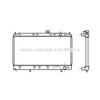 PRASCO MT2141 - Radiateur, refroidissement du moteur