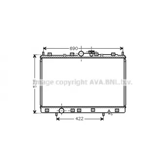 PRASCO MT2189 - Radiateur, refroidissement du moteur