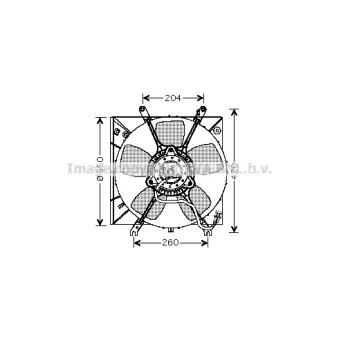 Ventilateur, refroidissement du moteur PRASCO [MT7507]