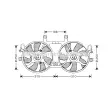 Ventilateur, refroidissement du moteur PRASCO [MT7512]