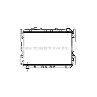 Radiateur, refroidissement du moteur PRASCO [MZ2013]