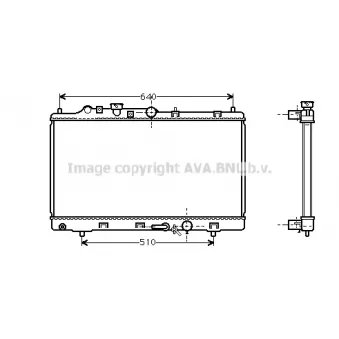 Radiateur, refroidissement du moteur PRASCO [MZ2154]
