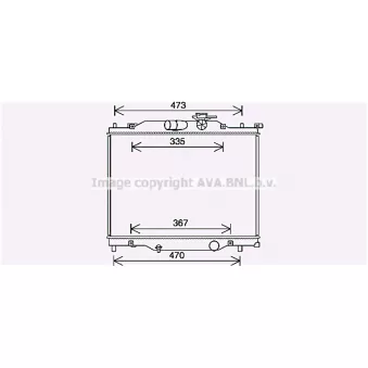 Radiateur, refroidissement du moteur PRASCO [MZ2286]