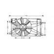 Ventilateur, refroidissement du moteur PRASCO [MZ7539]