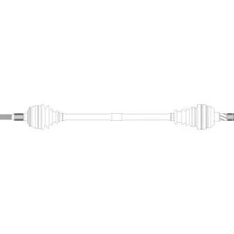GENERAL RICAMBI OP3004 - Arbre de transmission avant droit
