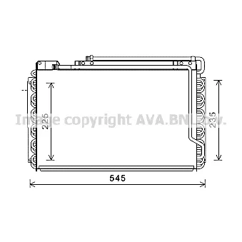 PRASCO NH5034 - Condenseur, climatisation