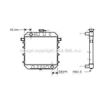 PRASCO OL2014 - Radiateur, refroidissement du moteur