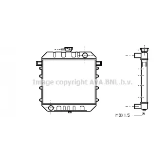 Radiateur, refroidissement du moteur PRASCO [OL2015]