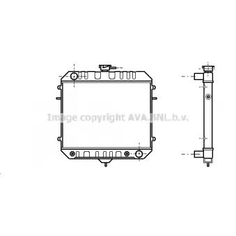 Radiateur, refroidissement du moteur PRASCO [OL2035]