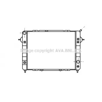 PRASCO OL2090 - Radiateur, refroidissement du moteur