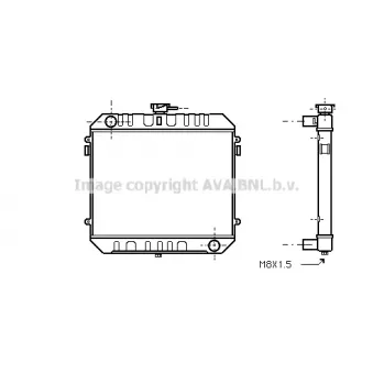 PRASCO OL2144 - Radiateur, refroidissement du moteur
