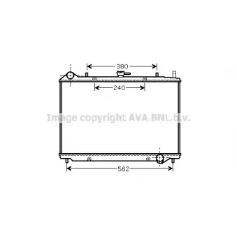 PRASCO OL2456 - Radiateur, refroidissement du moteur
