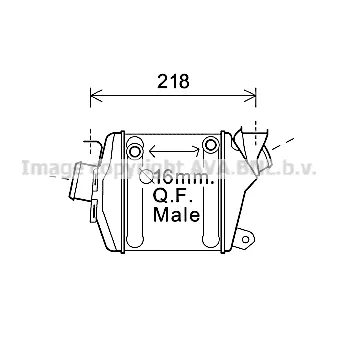 PRASCO OL4598 - Intercooler, échangeur