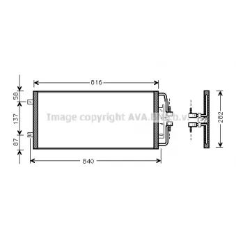 Condenseur, climatisation PRASCO [OL5302]