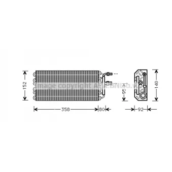 Évaporateur climatisation PRASCO [OLV049]