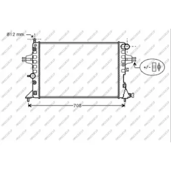 PRASCO OP017R003 - Radiateur, refroidissement du moteur