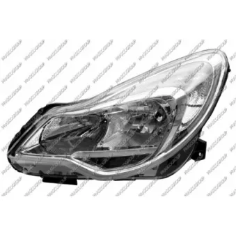 Projecteur principal PRASCO OP0354904 pour OPEL CORSA 1.4 LPG - 90cv