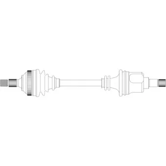 GENERAL RICAMBI PE3089 - Arbre de transmission avant gauche