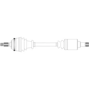 GENERAL RICAMBI PE3093 - Arbre de transmission avant gauche