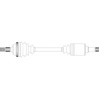 GENERAL RICAMBI PE3097 - Arbre de transmission avant gauche