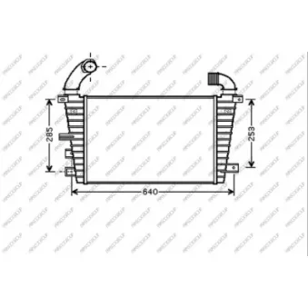 PRASCO OP410N005 - Intercooler, échangeur