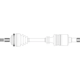 GENERAL RICAMBI PE3125 - Arbre de transmission avant gauche