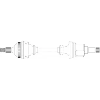 GENERAL RICAMBI PE3167 - Arbre de transmission avant gauche