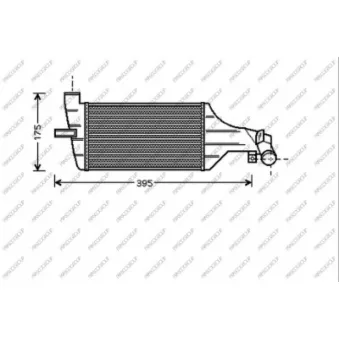 PRASCO OP715N001 - Intercooler, échangeur