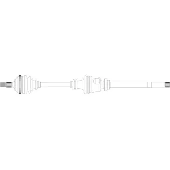 Arbre de transmission avant droit GENERAL RICAMBI OEM 3273Y7