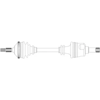 Arbre de transmission avant gauche GENERAL RICAMBI PE3193