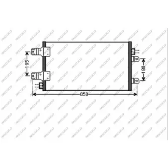 PRASCO OP954C002 - Condenseur, climatisation