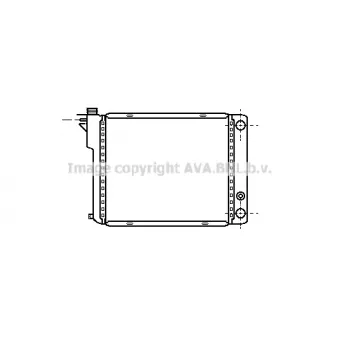 PRASCO PE2056 - Radiateur, refroidissement du moteur