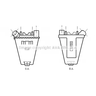 Intercooler, échangeur PRASCO [PE4139]
