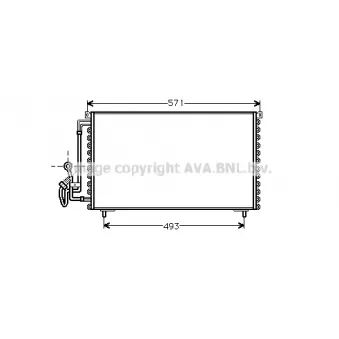 PRASCO PE5155 - Condenseur, climatisation
