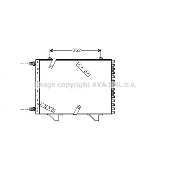 Condenseur, climatisation PRASCO [PE5167]