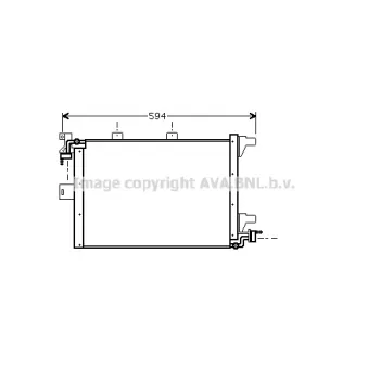 Condenseur, climatisation PRASCO [PE5168]