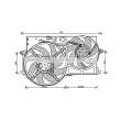 Ventilateur, refroidissement du moteur PRASCO [PE7541]