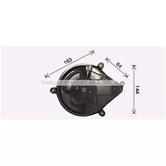 PRASCO PE8420 - Moteur électrique, pulseur d'air habitacle